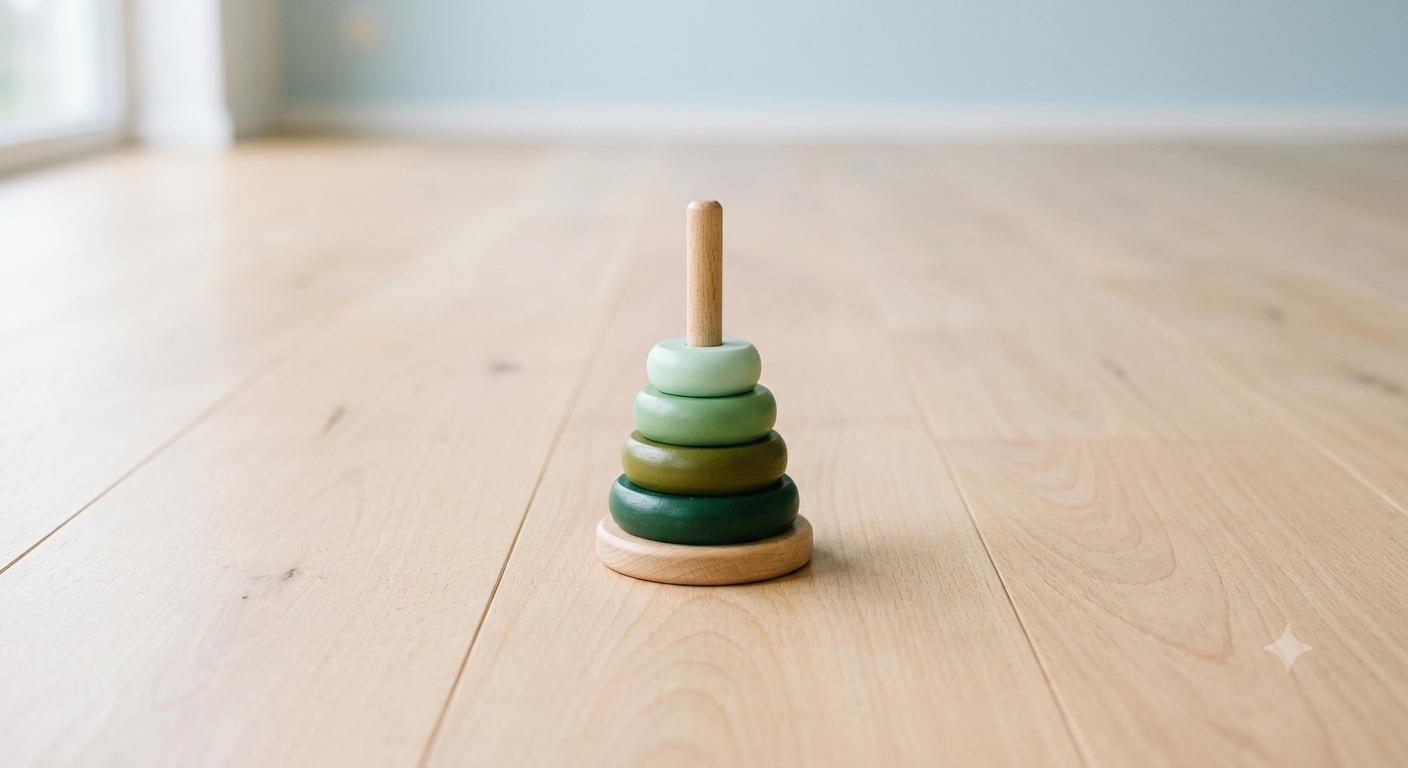 Ring stacker motif, Kiddo Kingdom 1 year olds