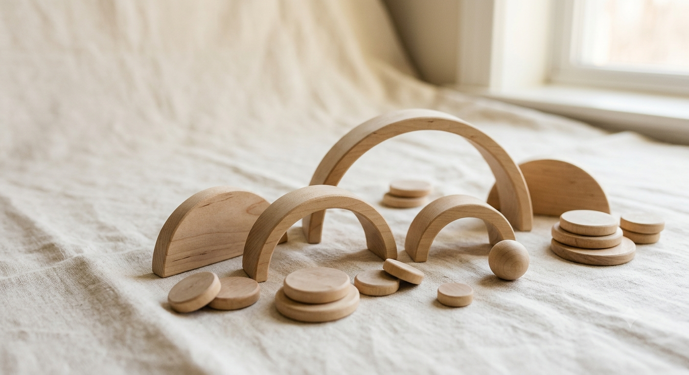 Loose parts motif, Kiddo Kingdom open-ended toys