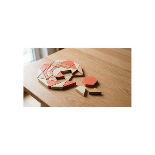Interlocking puzzle motif, Kiddo Kingdom puzzles and brain games