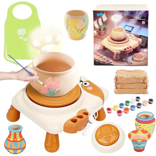 Pottery Wheel — Ceramic Machine & Paints Included