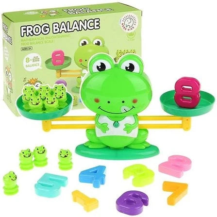 Frog balance — a maths scale that checks the answer