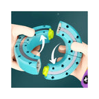 Magnetic track — build the loop, the car drives it