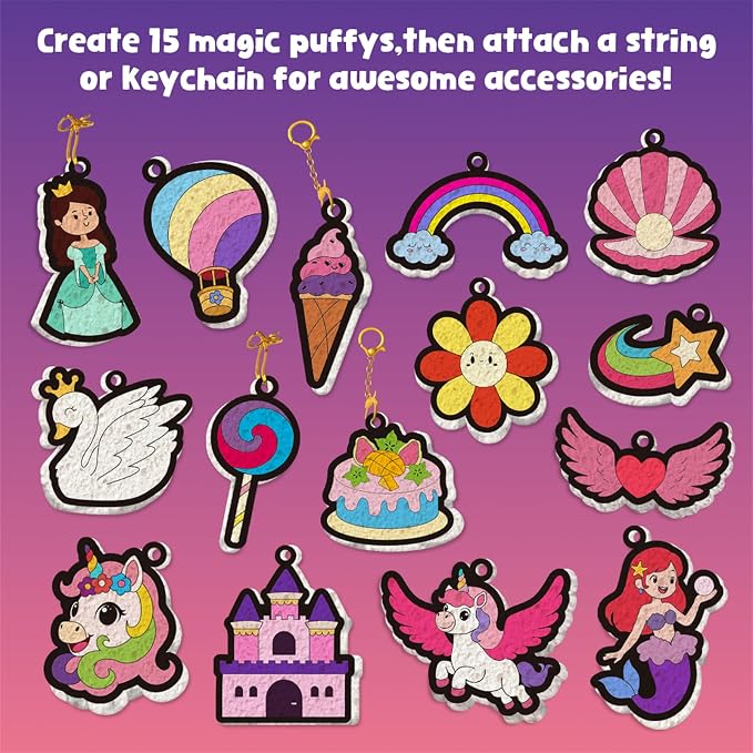 Magic Puffy — colour it, wet it, watch it rise