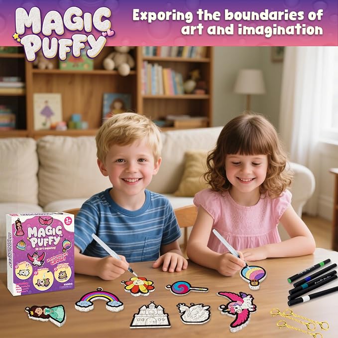 Magic Puffy — colour it, wet it, watch it rise