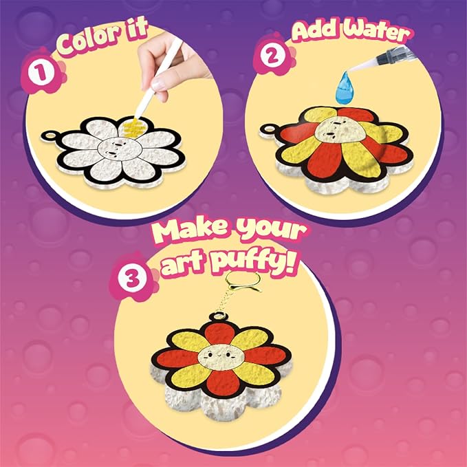 Magic Puffy — colour it, wet it, watch it rise