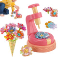 Flower making kit — press machine, petals, stems and wrapping paper