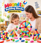 Magnetic sticks — 64 chunky pieces