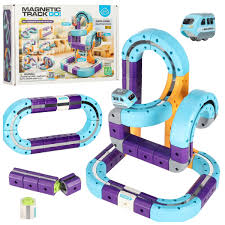 Magnetic track — build the loop, the car drives it